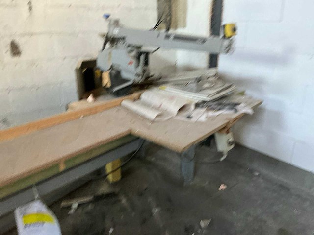 1999 elu ras 1603 dubbele radiaalafkortzaagmachine - afbeelding 9 van  10