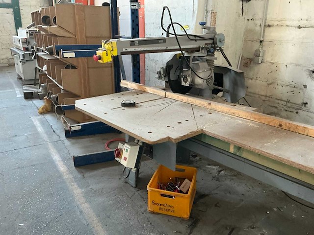 1999 elu ras 1603 dubbele radiaalafkortzaagmachine - afbeelding 10 van  10