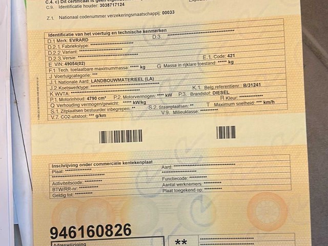 1999 everard 4004ah veldspuit - afbeelding 35 van  41