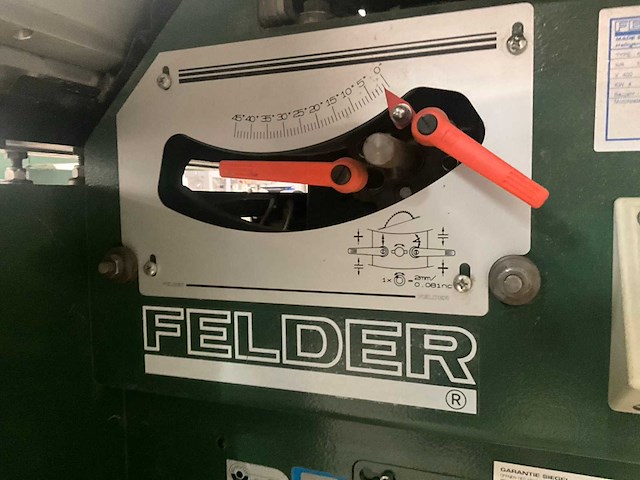 1999 felder kf-7 combi topie-zaagmachine - afbeelding 4 van  22