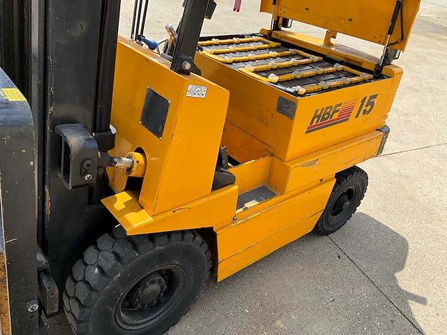 1999 halla hbf15e vorkheftruck 1500kg - functioneel - afbeelding 8 van  27
