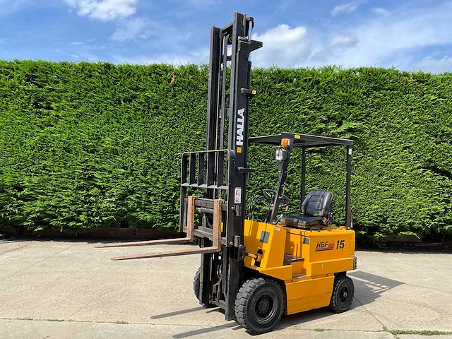 1999 halla hbf15e vorkheftruck 1500kg - functioneel - afbeelding 1 van  27