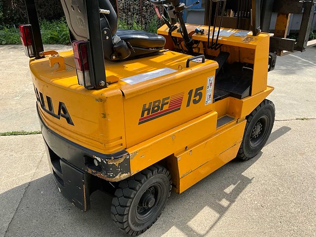 1999 halla hbf15e vorkheftruck 1500kg - functioneel - afbeelding 23 van  27