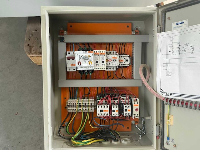 1999 holtrop en jansma etd 450 doorvoer ventilator - afbeelding 1 van  6