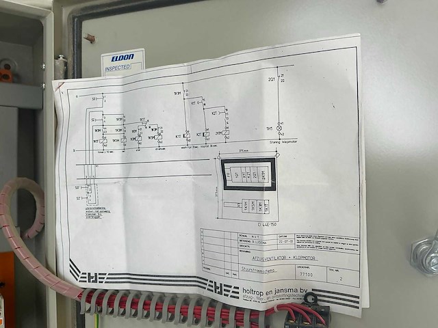 1999 holtrop en jansma etd 450 doorvoer ventilator - afbeelding 8 van  12
