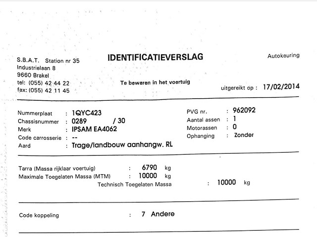 1999 ipsam sdb 120 mesttank aalton - afbeelding 11 van  20