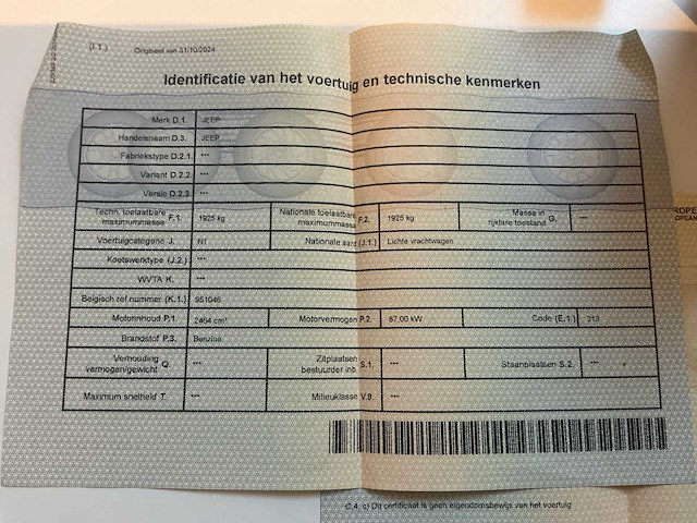 1999 jeep wrangler lichte vracht - afbeelding 32 van  41