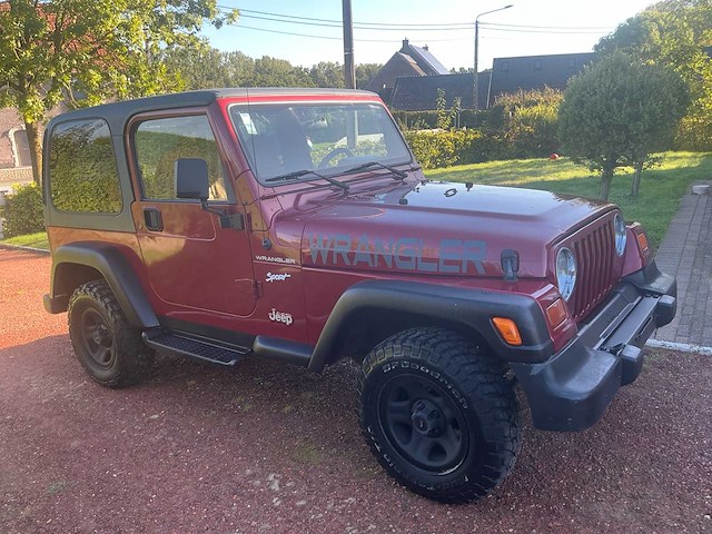 1999 jeep wrangler lichte vracht - afbeelding 40 van  41