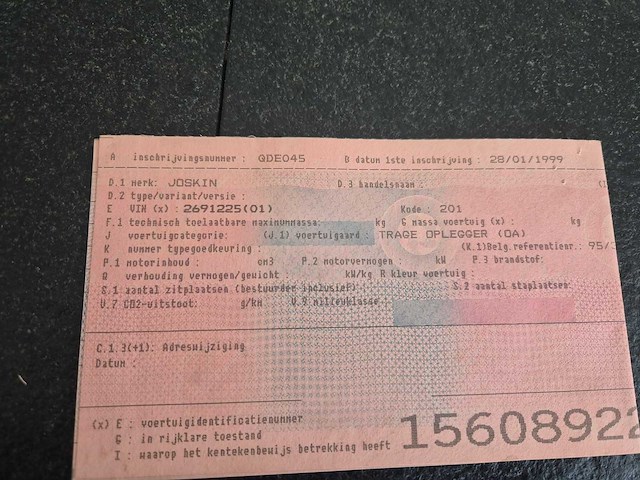 1999 joskin 22-45/50tp kipper - afbeelding 17 van  18