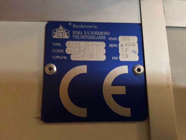 1999 koma cooling line klimakast voor afgewerkte producten - afbeelding 5 van  7