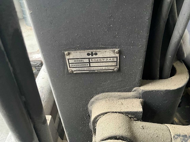 1999 komatsu fg25t12 vorkheftruck - afbeelding 3 van  18