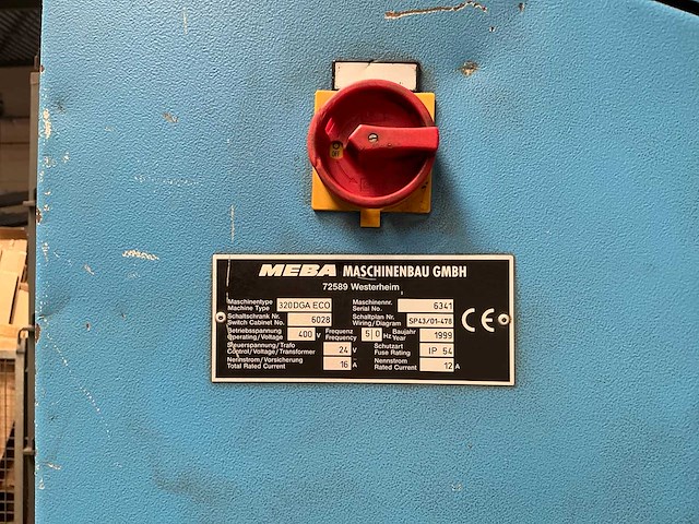 1999 meba 320dga eco cnc-bandzaagmachine - afbeelding 7 van  11