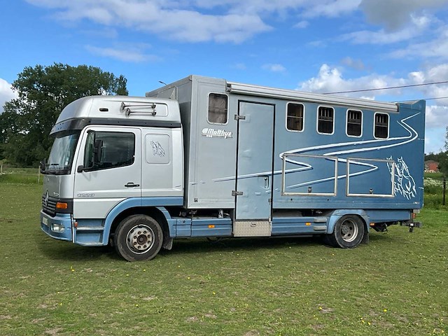 1999 mercedes-benz ateco 1223 ateco 1223 l vrachtwagen voor paardentransport - afbeelding 12 van  71
