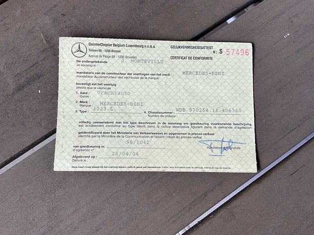 1999 mercedes-benz ateco 1223 ateco 1223 l vrachtwagen voor paardentransport - afbeelding 69 van  71
