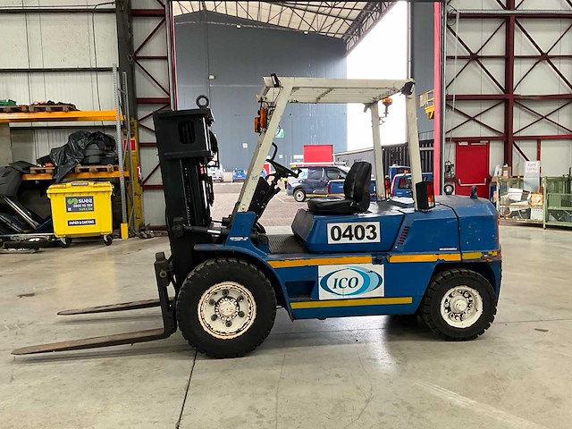 1999 mitsubishi fd40 vorkheftruck - afbeelding 12 van  23