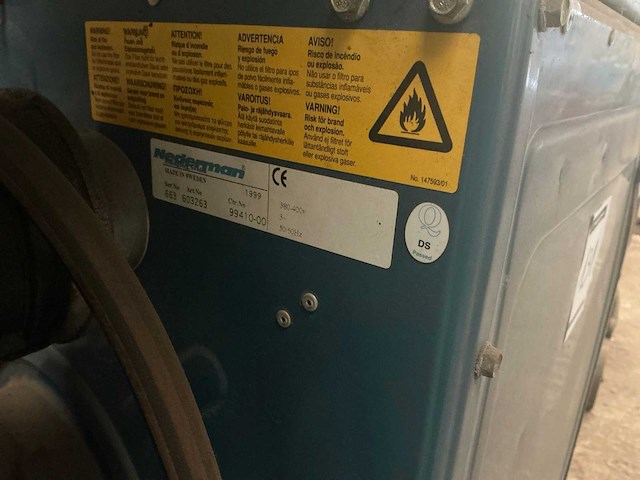 1999 nederman mobiele lasdampafzuiginstallatie - afbeelding 7 van  7