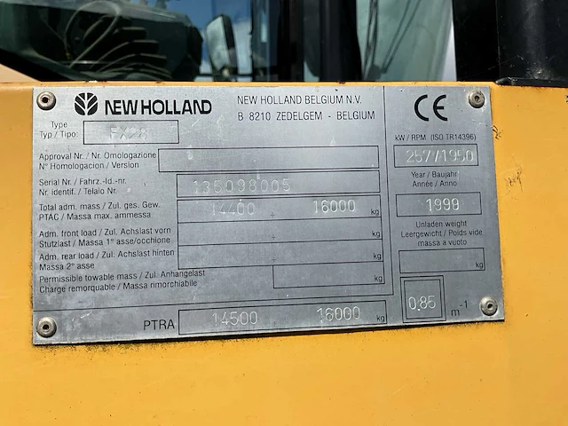 1999 new holland fx28 hennep-oogstmachine - afbeelding 12 van  44