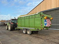 1999 new holland m135 landbouwtractor + maaiarm + laadbakaanhangwagen - afbeelding 3 van  18