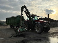 1999 new holland m135 landbouwtractor + maaiarm + laadbakaanhangwagen - afbeelding 5 van  18
