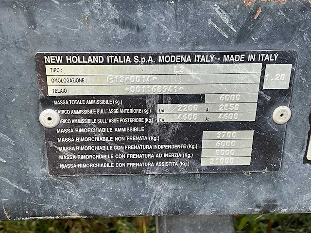 1999 new holland tl90 vierwielaangedreven landbouwtractor - afbeelding 8 van  26