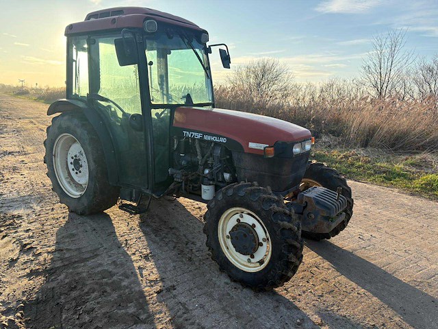 1999 new holland tn75f4rm bosbouwtractor - afbeelding 1 van  15