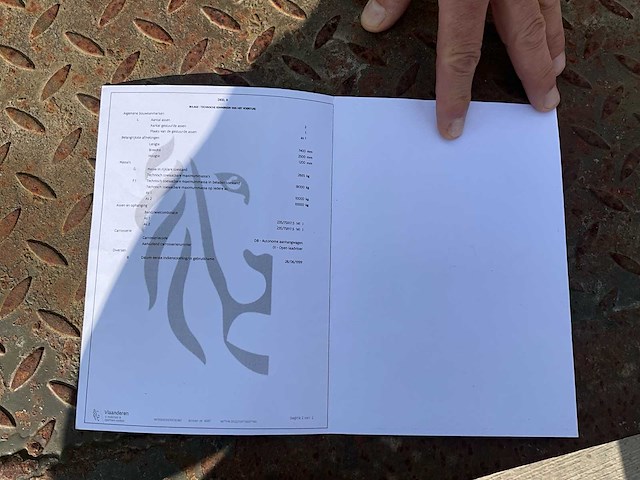 1999 rohr anh.platform aanhangwagen voor vrachtwagens - afbeelding 17 van  21