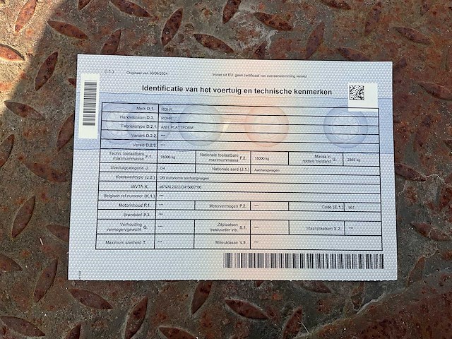 1999 rohr anh.platform aanhangwagen voor vrachtwagens - afbeelding 18 van  21