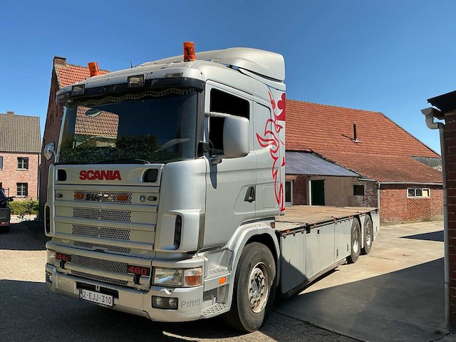 1999 scania r 144 lb 6x2 vrachtwagen - afbeelding 1 van  37