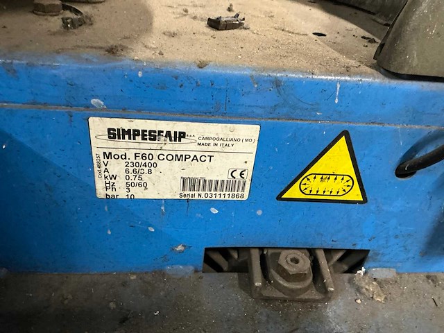 1999 simpesfaip f60 bandenwisselmachine - afbeelding 6 van  6