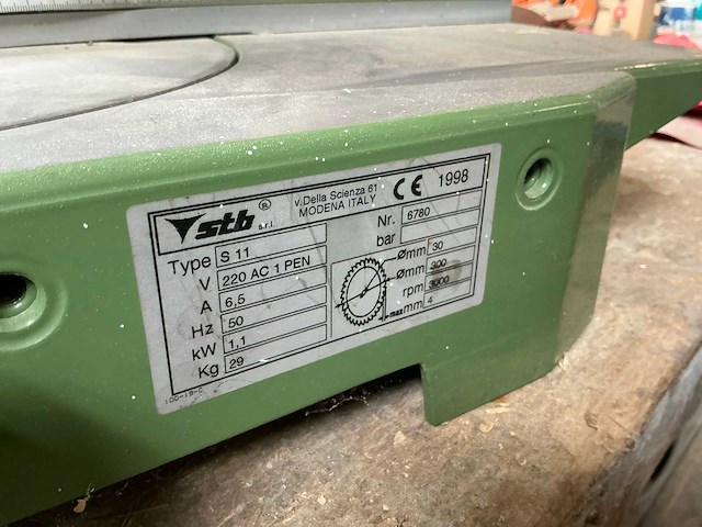 1999 stb s11 afkortcirkelzaagmachine - afbeelding 5 van  5