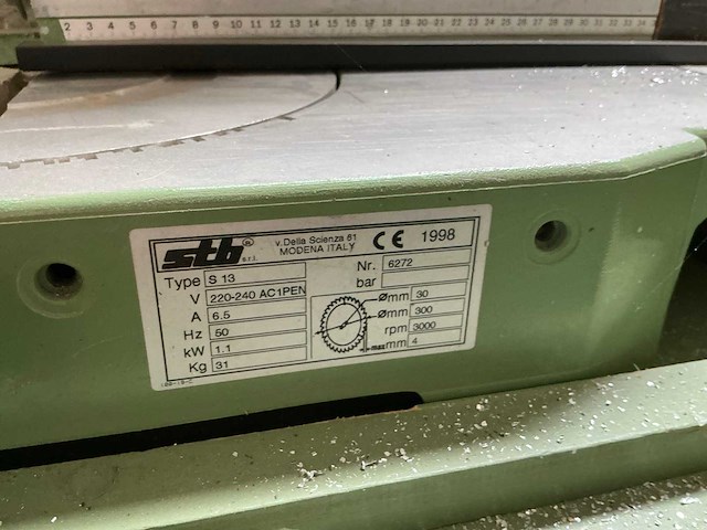 1999 stb s11 afkortcirkelzaagmachine - afbeelding 6 van  6