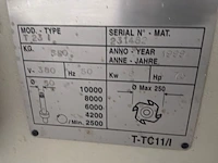 1999 tcm t 23 i spindelfreesmachine - afbeelding 4 van  12