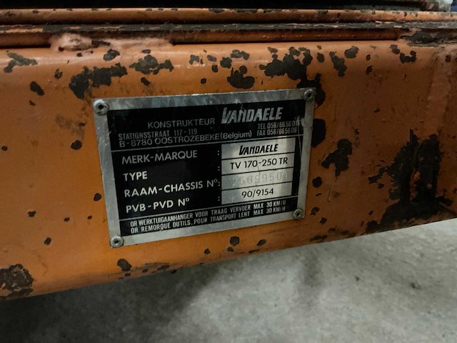 1999 vandaele tv 170-250 tr houthakselaar - afbeelding 4 van  13