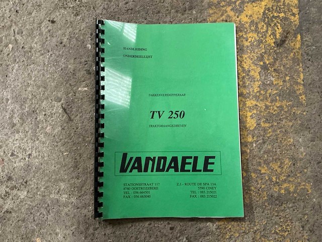 1999 vandaele tv 170-250 tr houthakselaar - afbeelding 5 van  13