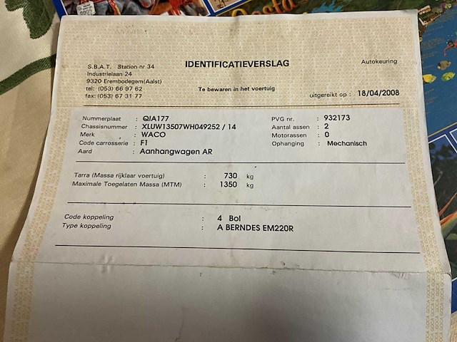 1999 waco aanhangwagen - afbeelding 16 van  24