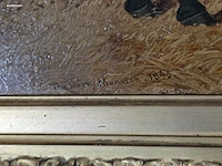 19e-eeuws engels olieverfschilderij op doek the... - afbeelding 4 van  4