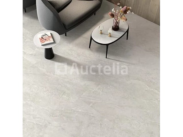 19m² tm-zilver 30x60 rectificeerd, marmeren effect, vloer en muur, nieuw verpakt - afbeelding 2 van  2