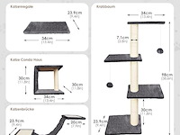 19x krabpaal + wand klimelementen katten - afbeelding 3 van  5