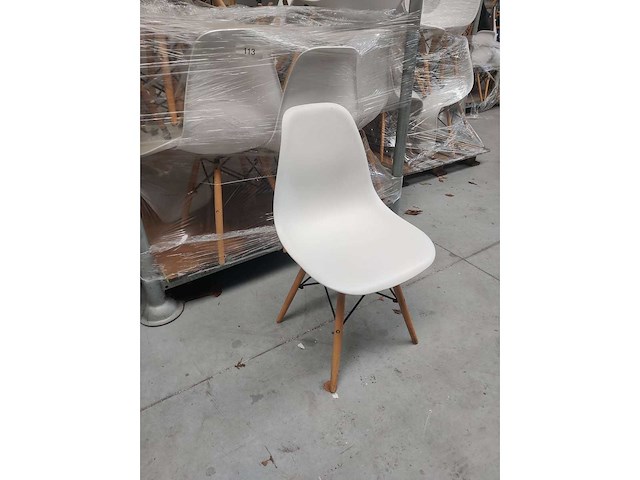 19x kuipstoel wit excl. container (19x) - afbeelding 1 van  1