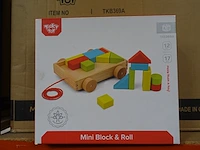 19x mini block & roll tooky toy - afbeelding 1 van  2