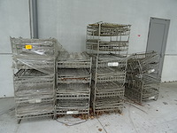 19x stapelbare metalen draadmand - afbeelding 1 van  2