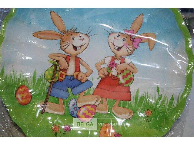 19x2st kartonnen paasbordjes - afbeelding 2 van  2