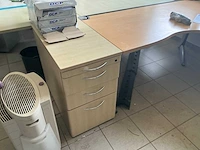 1m80 op 80 en 1m10 op 80 bureautafel - afbeelding 2 van  3