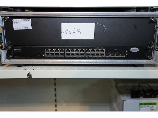 1x 24-port managed signamax gigabit ethernet switch - afbeelding 1 van  1
