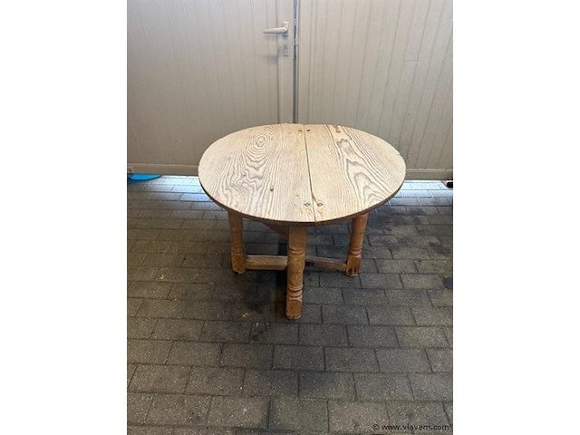 1x antieke tafel - afbeelding 2 van  2