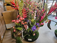1x artificiële tropische bloemen set - afbeelding 1 van  4