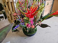 1x artificiële tropische bloemen set - afbeelding 2 van  4