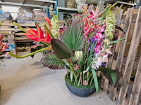 1x artificiële tropische bloemen set - afbeelding 3 van  4