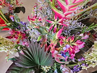 1x artificiële tropische bloemen set - afbeelding 4 van  4