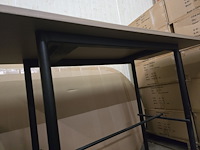 1x bartafel met houten blad 140x55x94h - afbeelding 4 van  6